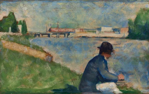 Georges Seurat, Study for "Bathers at Asnières"