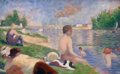 Georges Seurat, Final Study for "Bathers at Asnières"