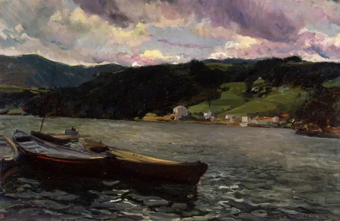 Joaquín Sorolla, Estuary of the Nalón, Asturias