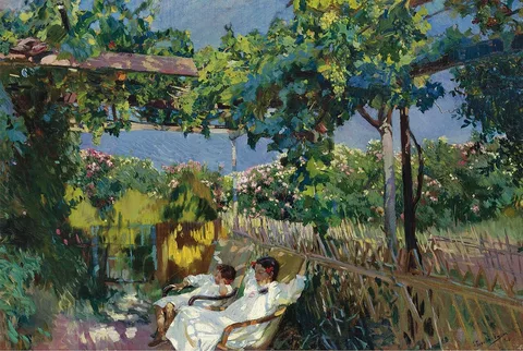 Joaquín Sorolla, Nap in the garden