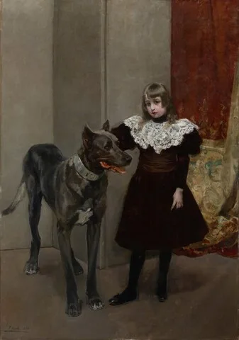 Joaquín Sorolla, Isabelita and Thor