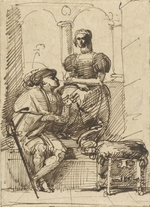 Paul Delaroche, Rafaël en de Fornarina