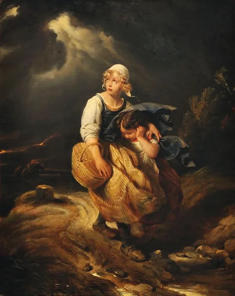Paul Delaroche, Les Enfants surpris par l'orage