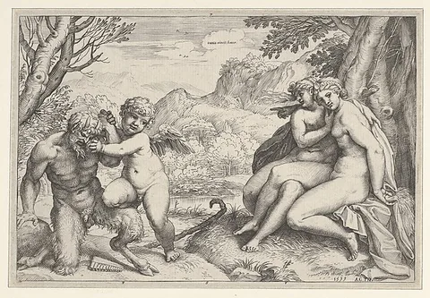 Agostino Carracci, Omnia Vincit Amor