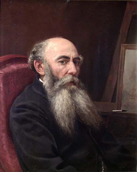Peter Nicolai Arbo, Portrait of the Painter Hans Johan Frederik Berg