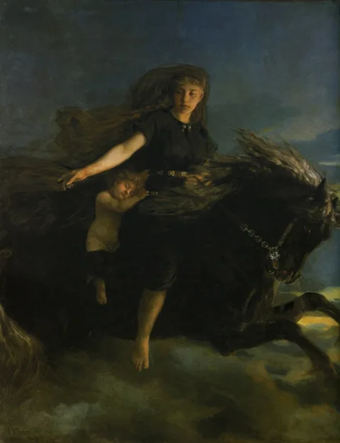 Peter Nicolai Arbo, The Night