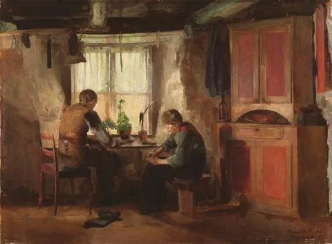 Harriet Backer, A Country Cobbler