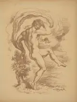 Louis Anquetin, Dancing Nude