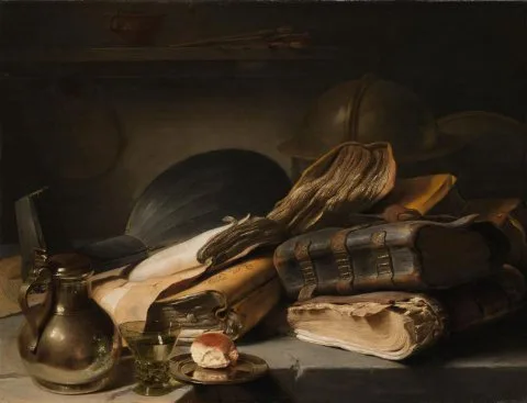 Jan Lievens, Still Life with Books