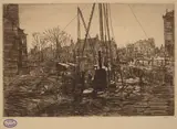 George Hendrik Breitner, Scene in a Dutch City with Pile Driver in Foreground