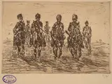 George Hendrik Breitner, Galloping Hussars in Front View