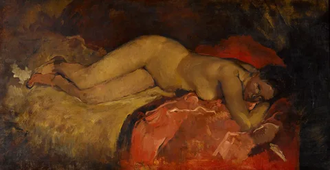 George Hendrik Breitner, Reclining nude