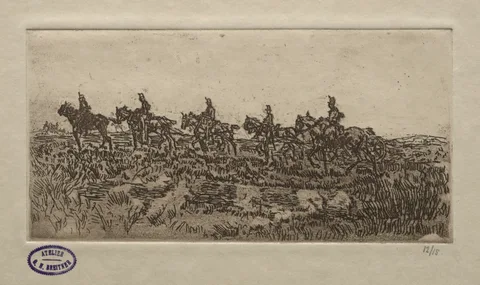 George Hendrik Breitner, Cavalry Scene