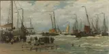 Hendrik Willem Mesdag, Fishing Pinks in Breaking Waves