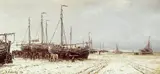 Hendrik Willem Mesdag, Boten op het strand bij Scheveningen