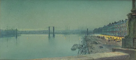 John Atkinson Grimshaw, Quai de Paris, Rouen