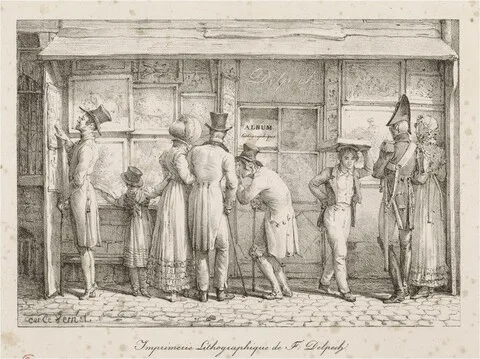 Carle Vernet, Imprimerie lithographique de F. Delpech (Lithographic Printing House of F. Delpech)