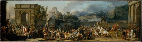 Carle Vernet, The Triumph of Aemilius Paulus