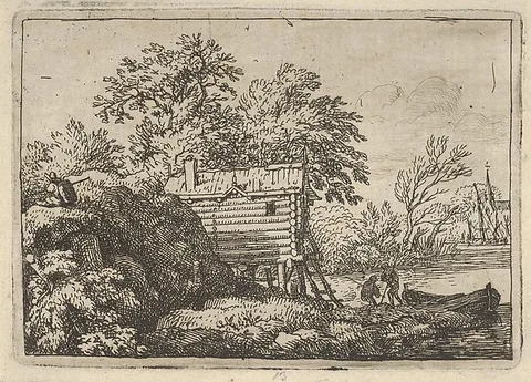 Allaert van Everdingen, The Fisherman's Hut