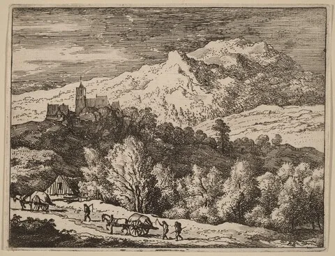 Allaert van Everdingen, Two Carts