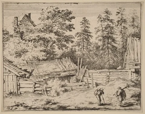 Allaert van Everdingen, Three Cottages