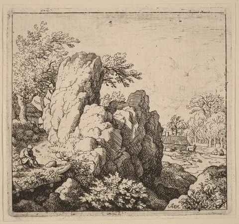 Allaert van Everdingen, Large Rock