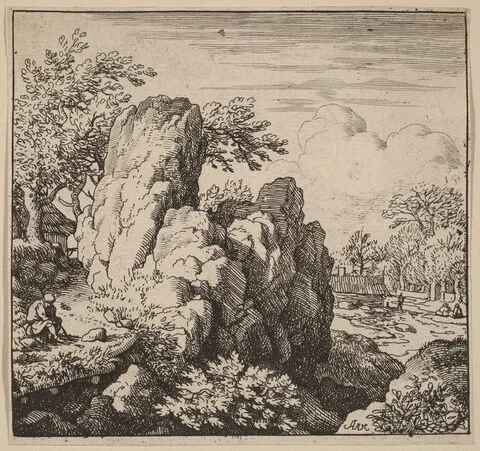Allaert van Everdingen, Large Rock