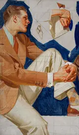 J. C. Leyendecker, [Male Fashion Model]