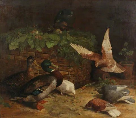 Randolph Caldecott, Mallards and Pigeons