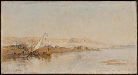 Frederick Arthur Bridgman, Scene on the Nile