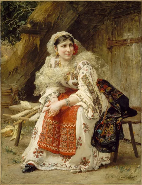 Frederick Arthur Bridgman, Romanian Woman