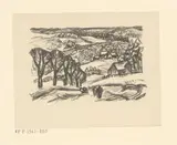Leo Gestel, Besneeuwd heuvellandschap