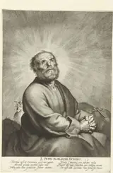Pieter de Grebber, S. Petrui Plorantis Effigies