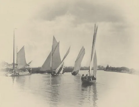 Peter Henry Emerson, A Sailing Match at Horning