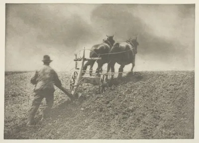 Peter Henry Emerson, A Stiff Pull, (Suffolk)