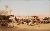 Théodore Frère, Scene in Cairo