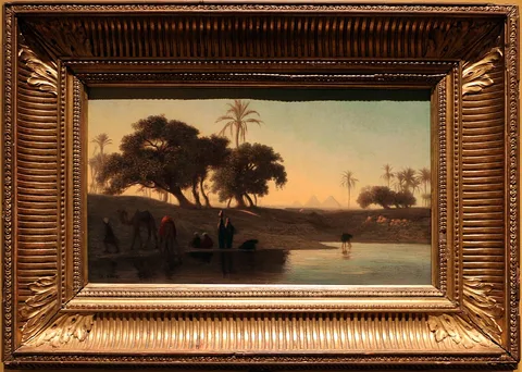 Théodore Frère, Scene Near Gizeh (Egypt)