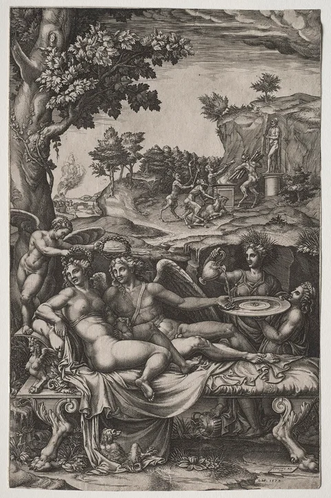 Giorgio Ghisi, Cupid and Psyche