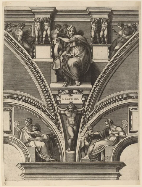 Giorgio Ghisi, The Delphic Sibyl