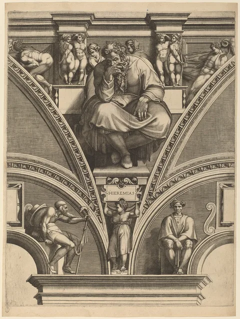 Giorgio Ghisi, The Prophet Jeremiah