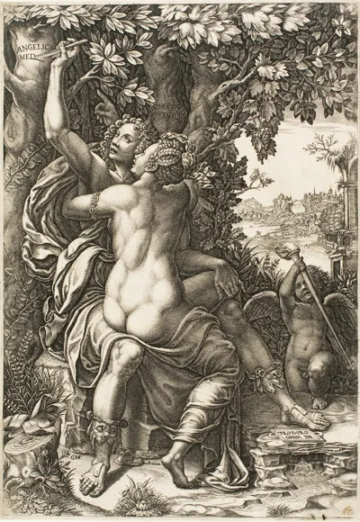 Giorgio Ghisi, Angelica and Medoro