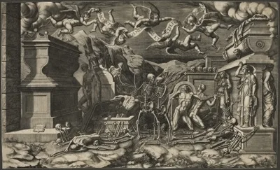Giorgio Ghisi, The Vision of Ezekiel