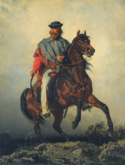 Filippo Palizzi, Garibaldi (Garibaldi on horseback)