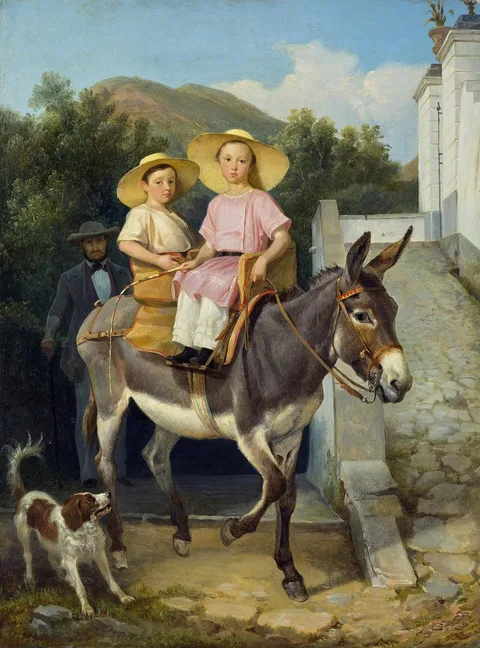 Filippo Palizzi, Portrait of Nicholas and Mikhail Rayevsky