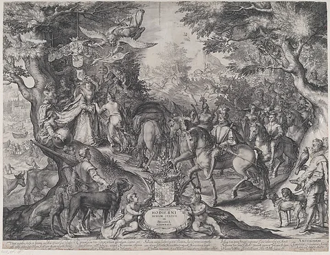 Jan Saenredam, Allegory of the Flourishing State of the United Provinces