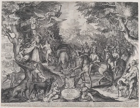 Jan Saenredam, Allegory of the Triumph of the Netherlands over Spain