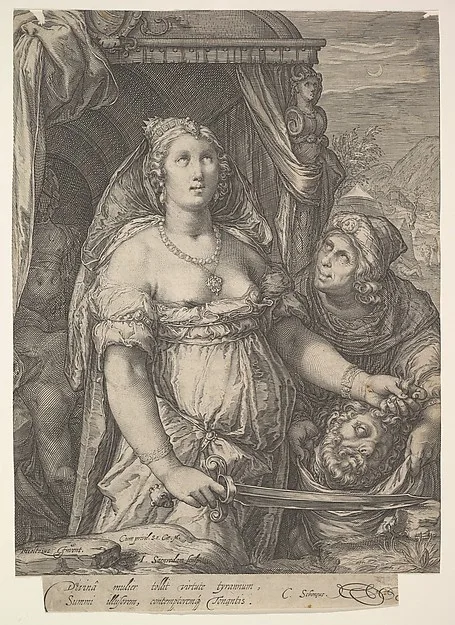 Jan Saenredam, Judith and the Head of Holofernes