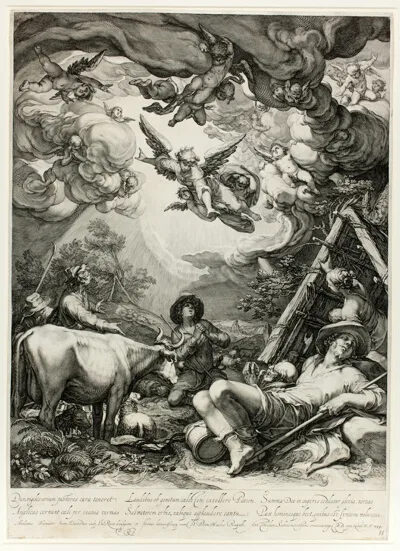 Jan Saenredam, The Annunciation to the Shepherds
