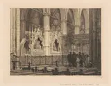 Axel Haig, Westminster Abbey, View of the Chancel from the South Transept