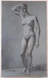 Pierre-Paul Prud'hon, Study for Cupid and Psyche